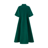 THE STROMBUS MAXI SHIRT DRESS-EMERALD