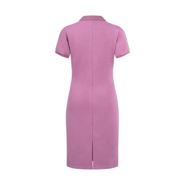 THE STAPLE MAXI POLO-MAUVE