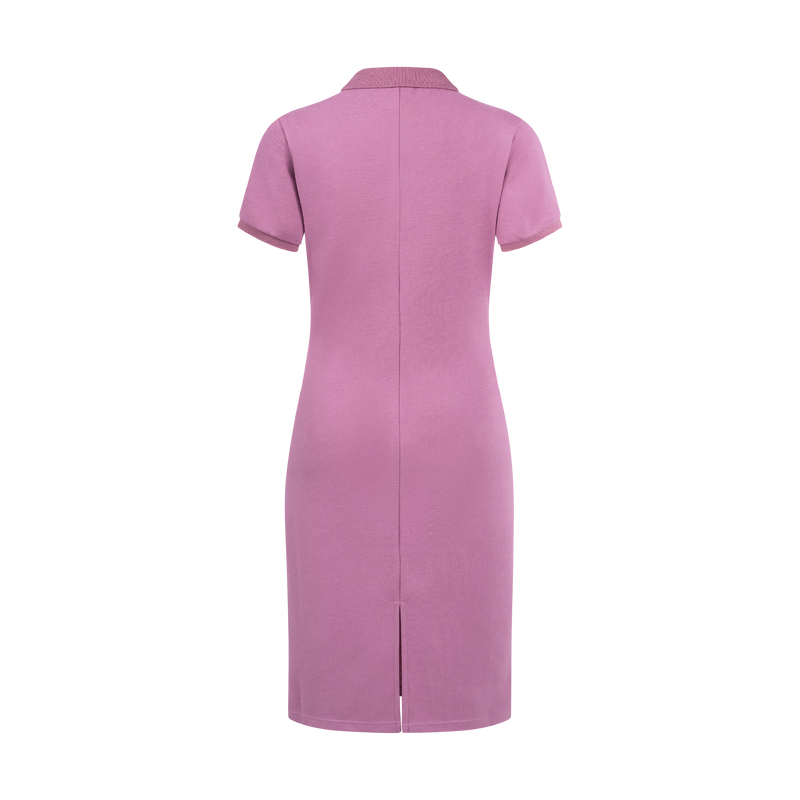 THE STAPLE MAXI POLO-MAUVE