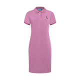 THE STAPLE MAXI POLO-MAUVE