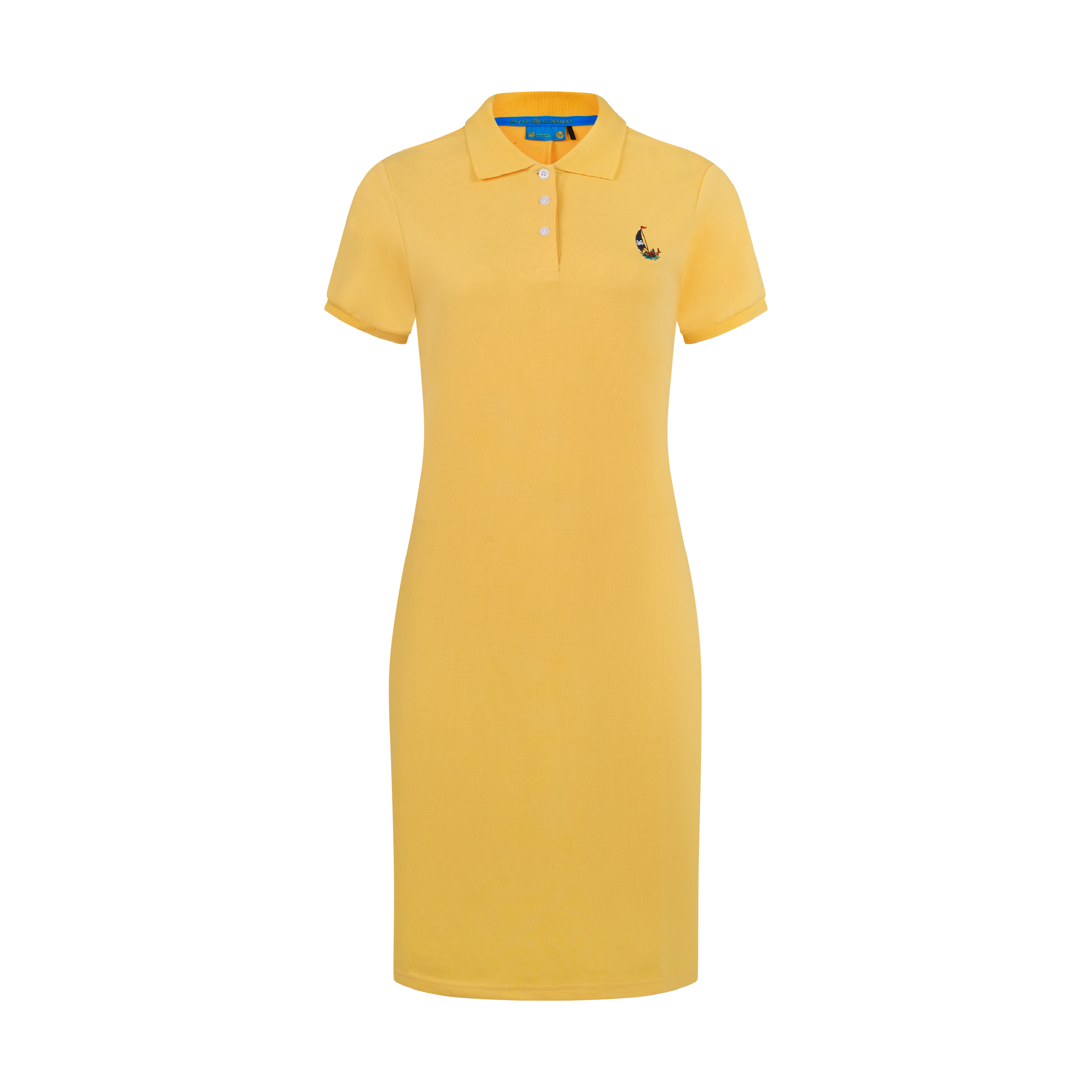 THE STAPLE MAXI POLO-YELLOW