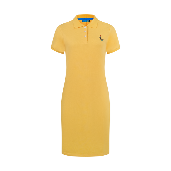 THE STAPLE MAXI POLO-YELLOW