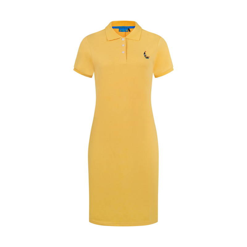 THE STAPLE MAXI POLO-YELLOW