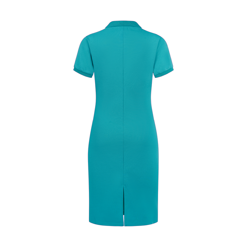 THE STAPLE MAXI POLO-AQUA