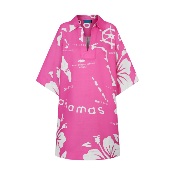 ARCHIPELAGO TUNIC DRESS- LITE PINK