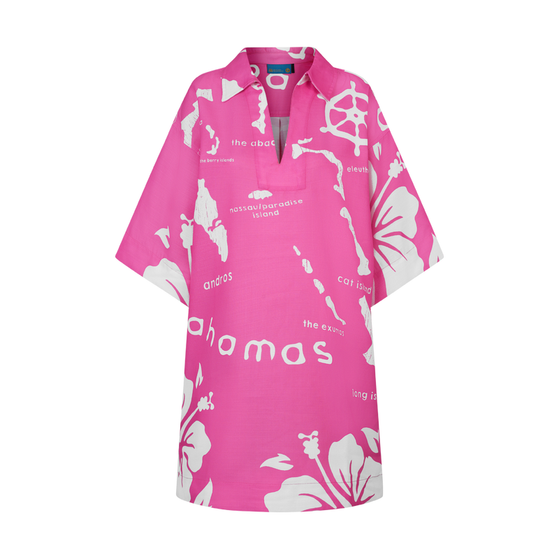 ARCHIPELAGO TUNIC DRESS- LITE PINK