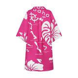ARCHIPELAGO TUNIC DRESS- DARK PINK
