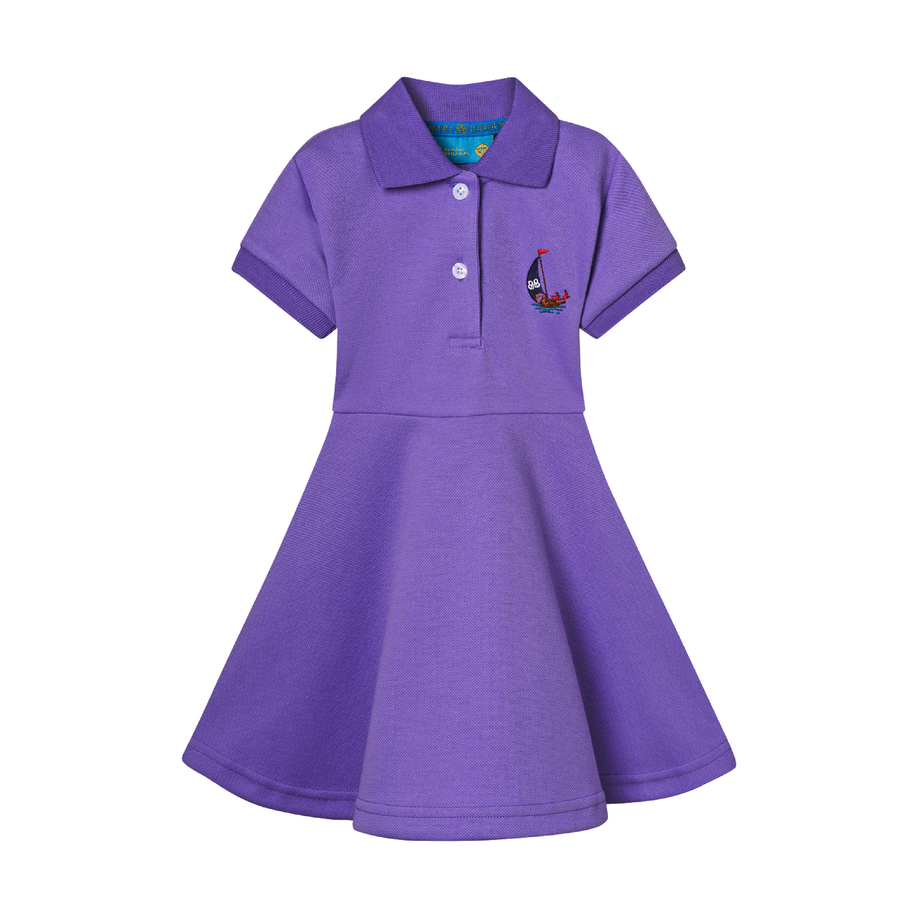 GIRLS STAPLE DRESS-IRIS