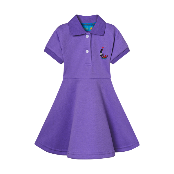 GIRLS STAPLE DRESS-IRIS