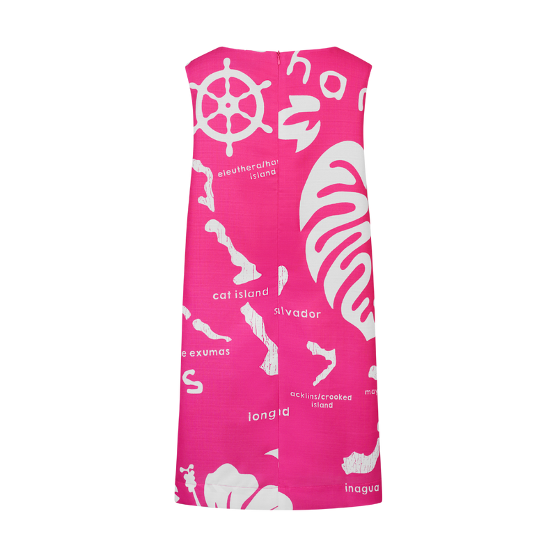 ARCHIPELAGO A-LINE DRESS DARK PINK