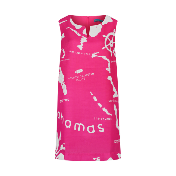 ARCHIPELAGO A-LINE DRESS DARK PINK