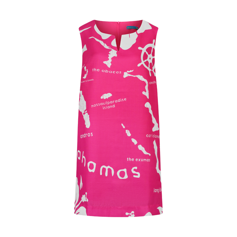 ARCHIPELAGO A-LINE DRESS DARK PINK