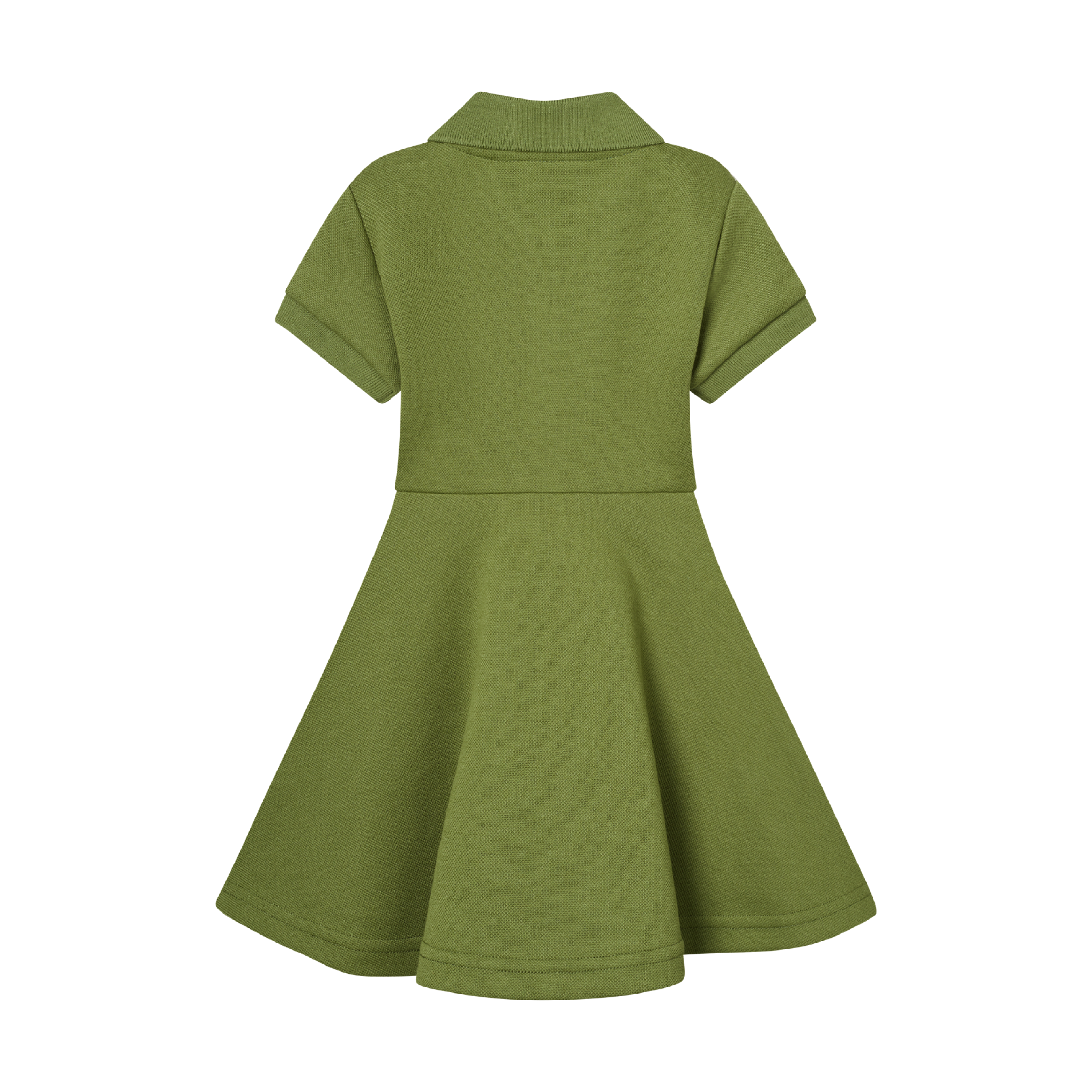 GIRLS STAPLE DRESS-MOSS