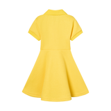 GIRLS STAPLE DRESS-YELLOW