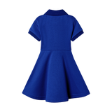 GIRLS STAPLE DRESS-ROYAL
