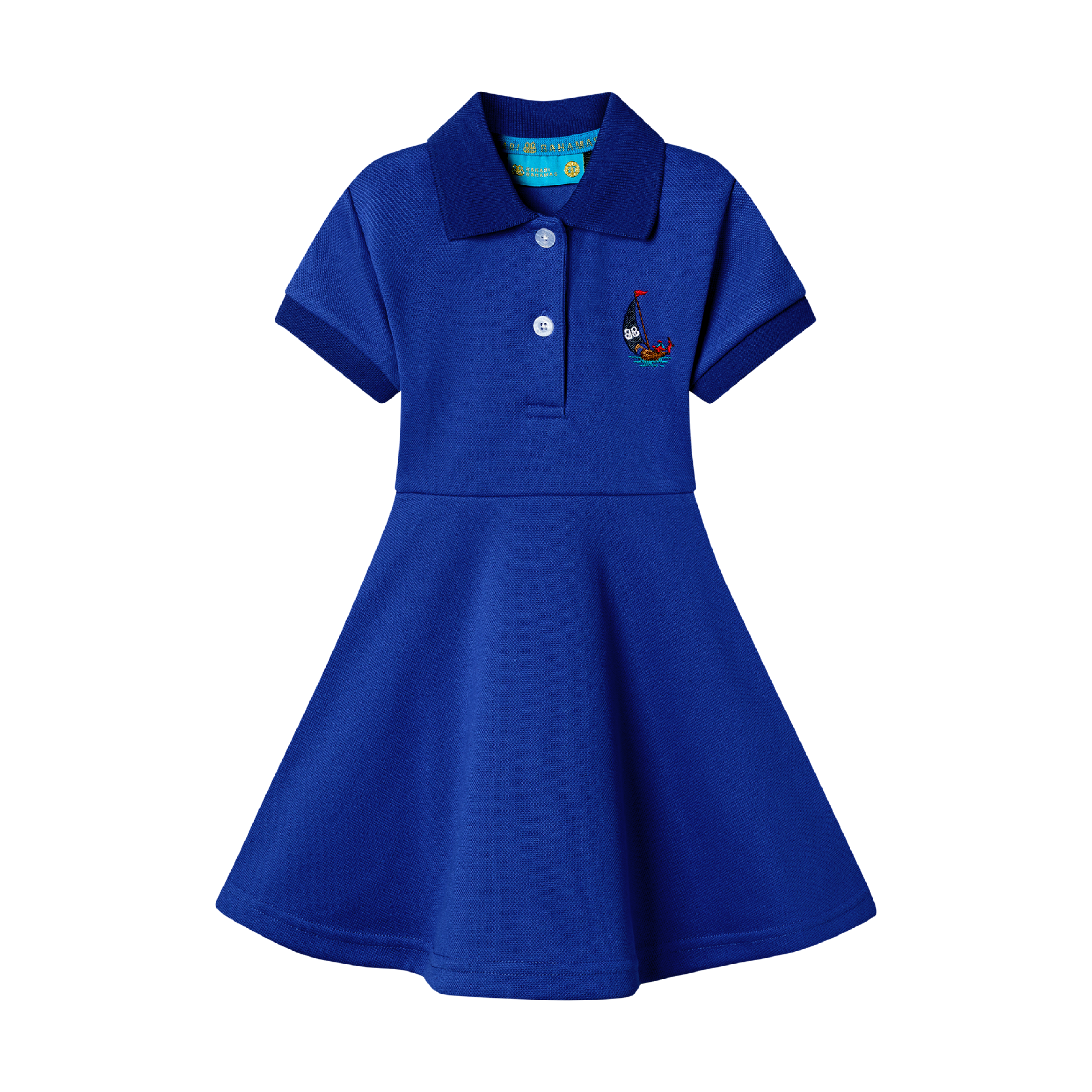 GIRLS STAPLE DRESS-ROYAL