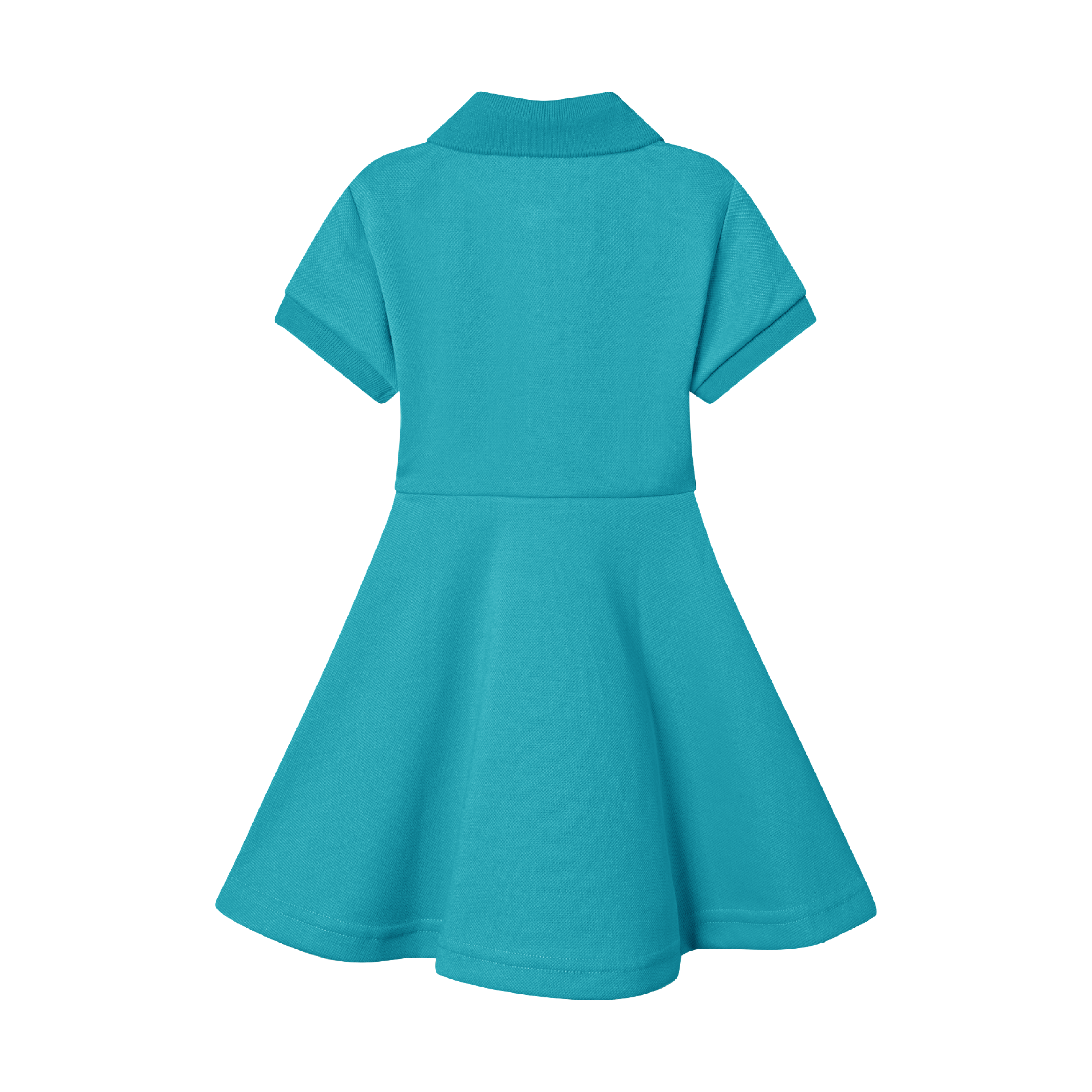 GIRLS STAPLE DRESS-AQUA