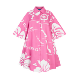 ARCHIPELAGO SHIRT DRESS- LITE PINK