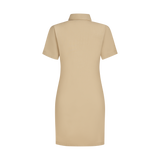 STAPLE LINEN DRESS-TAUPE