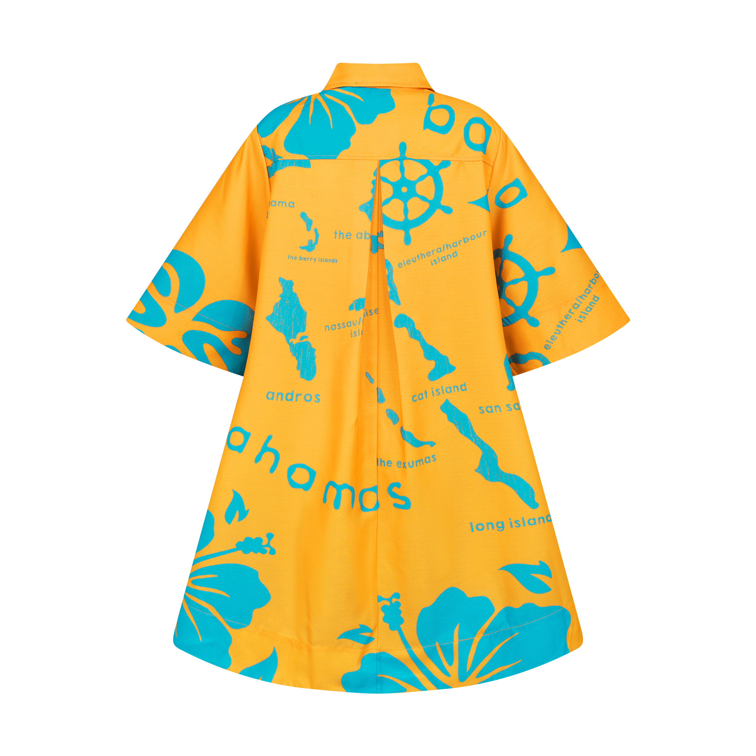 ARCHIPELAGO SHIRT DRESS-GOLD
