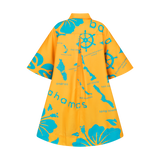 ARCHIPELAGO SHIRT DRESS-GOLD