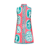 THE COMMERCIA MINI TUNIC DRESS-CORAL