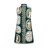 THE COMMERCIA MINI TUNIC DRESS-GREEN