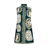 THE COMMERCIA MINI TUNIC DRESS-GREEN