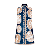 THE COMMERCIA MINI TUNIC DRESS-NAVY