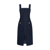 THE DENIM OVERALL DRESS