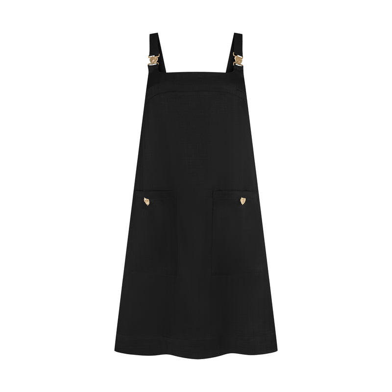 THE STROMBUS SHIFT DRESS-BLACK