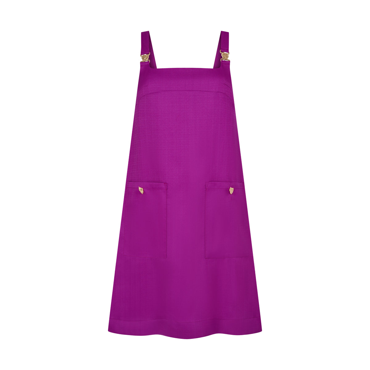 THE STROMBUS SHIFT DRESS-PURPLE