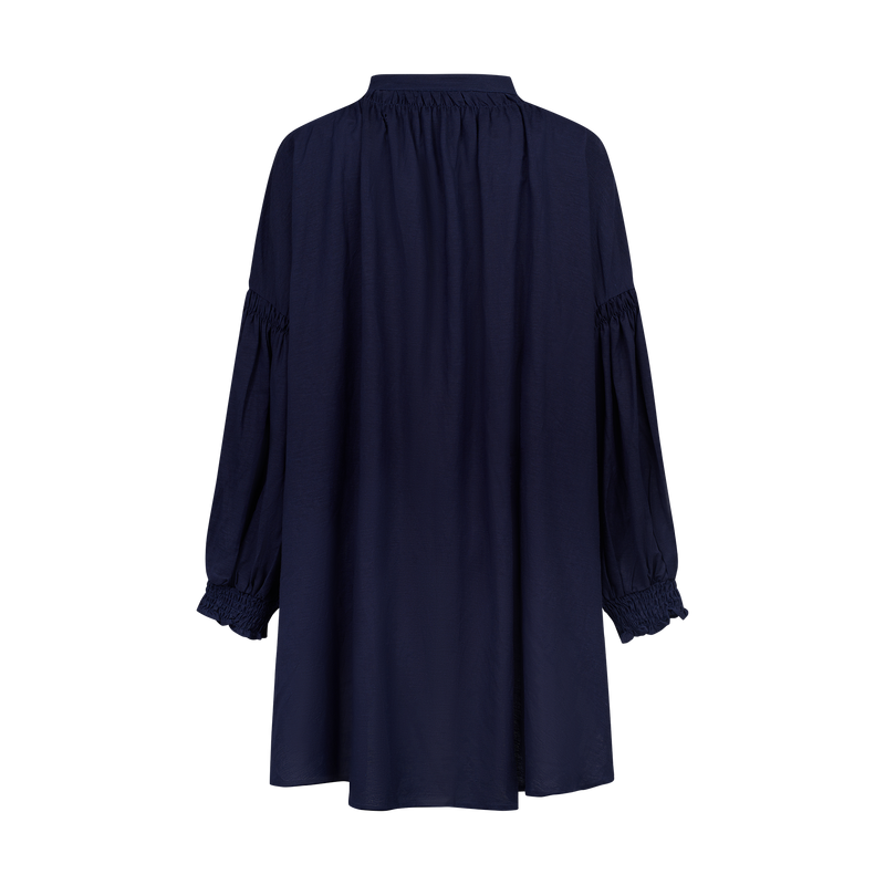 THE STROMBUS BANDED TUNIC-NAVY