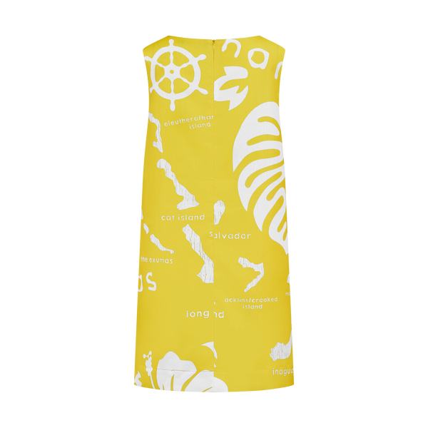 ARCHIPELAGO A-LINE DRESS-YELLOW