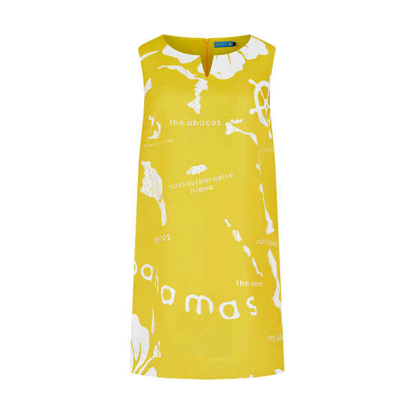 ARCHIPELAGO A-LINE DRESS-YELLOW
