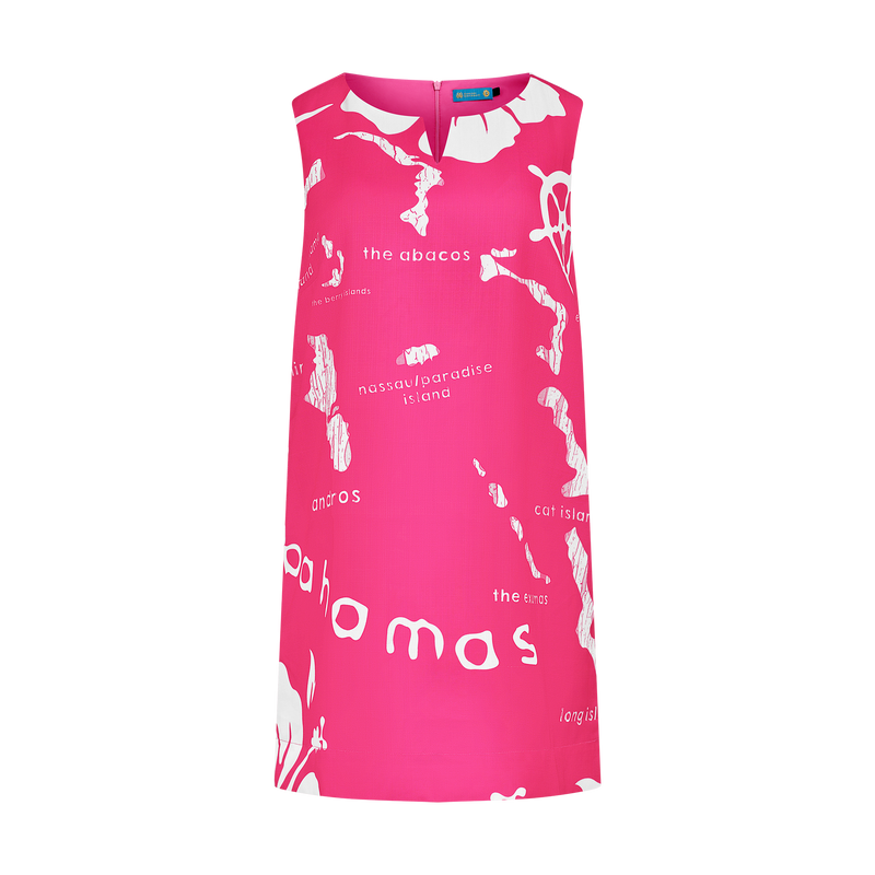 ARCHIPELAGO A-LINE DRESS-PINK
