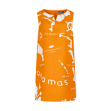 ARCHIPELAGO A-LINE DRESS-ORANGE