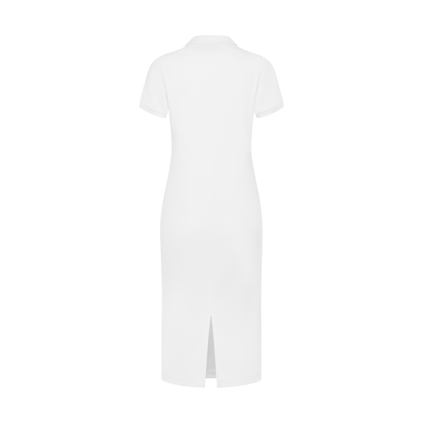 THE STAPLE MAXI POLO-WHITE