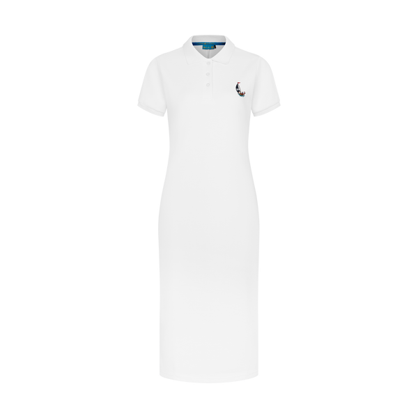 THE STAPLE MAXI POLO-WHITE