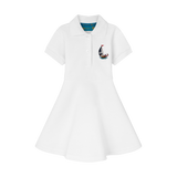GIRLS STAPLE DRESS-WHITE