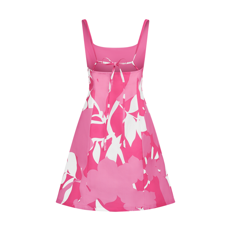 MINI DRESS- DARK PINK