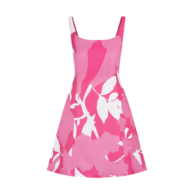 MINI DRESS- DARK PINK