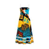 2025 INDEPENDENCE CONTRAST TRIM DRESS-BLACK