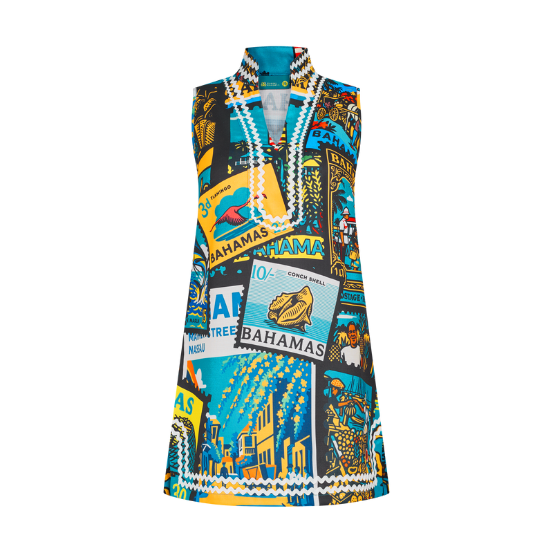 2025 INDEPENDENCE TUNIC DRESS-BLACK