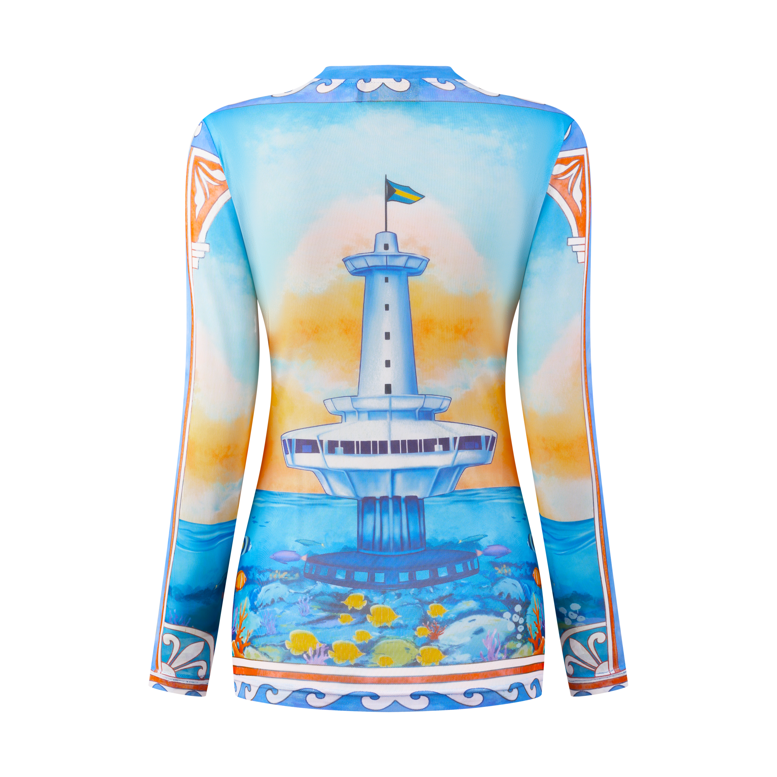 SUNRISE TIDES GALLERY MESH TOP
