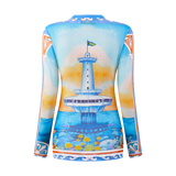SUNRISE TIDES GALLERY MESH TOP