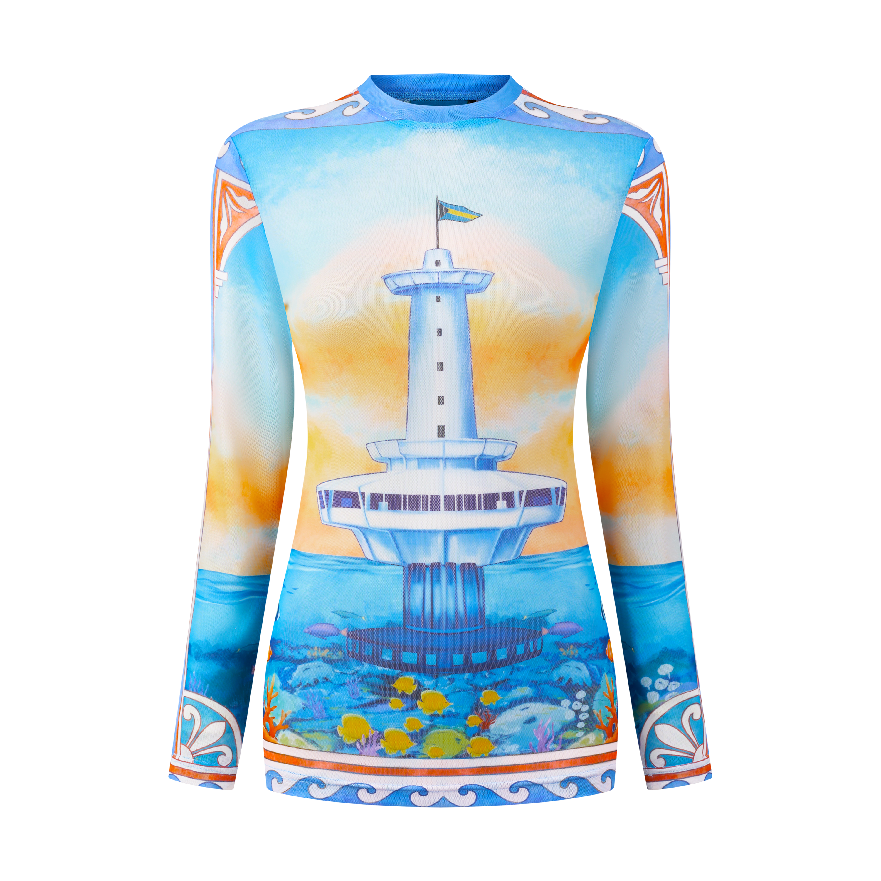 SUNRISE TIDES GALLERY MESH TOP
