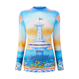 SUNRISE TIDES GALLERY MESH TOP