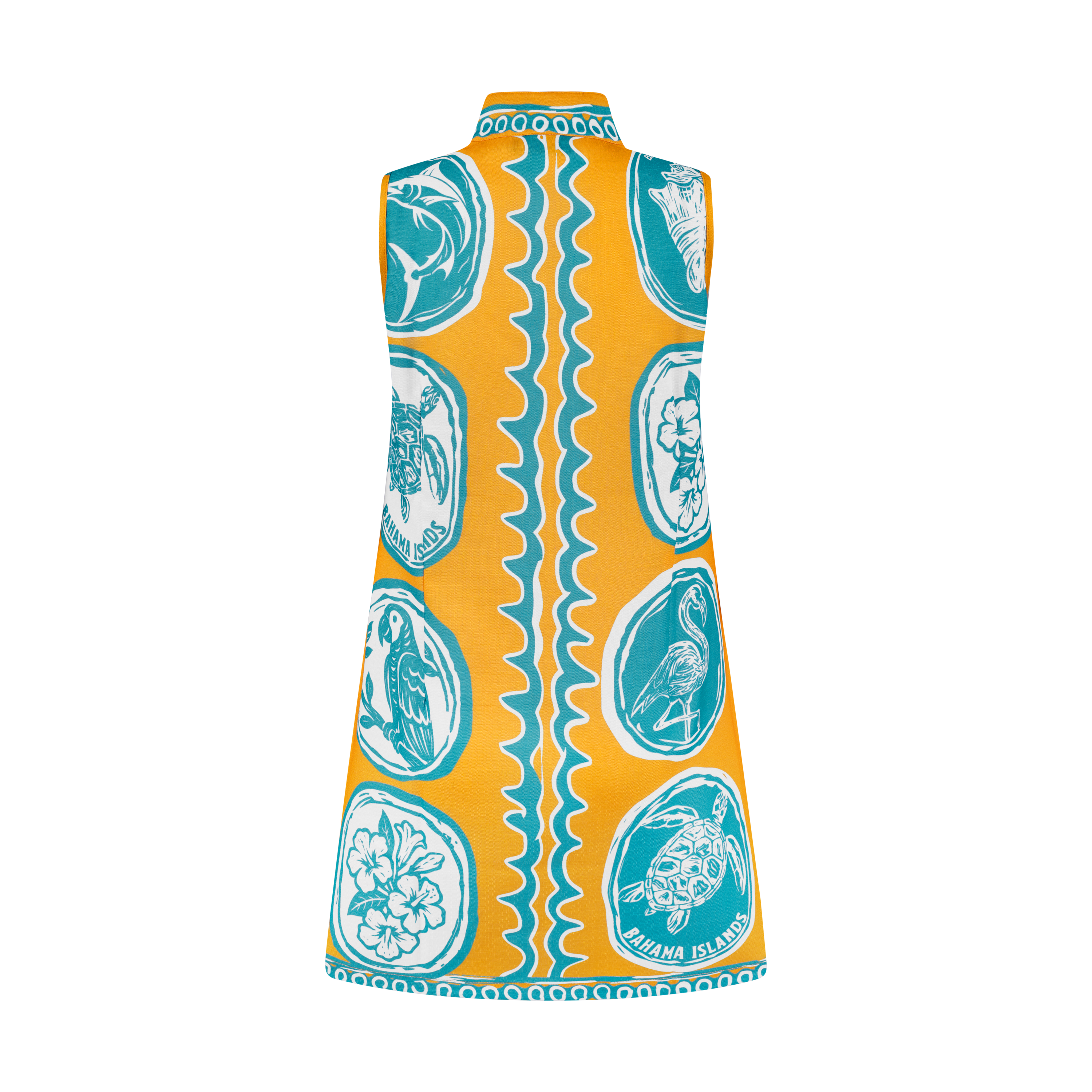 THE COMMERCIA MINI TUNIC DRESS-GOLD