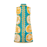 THE COMMERCIA MINI TUNIC DRESS-AQUA